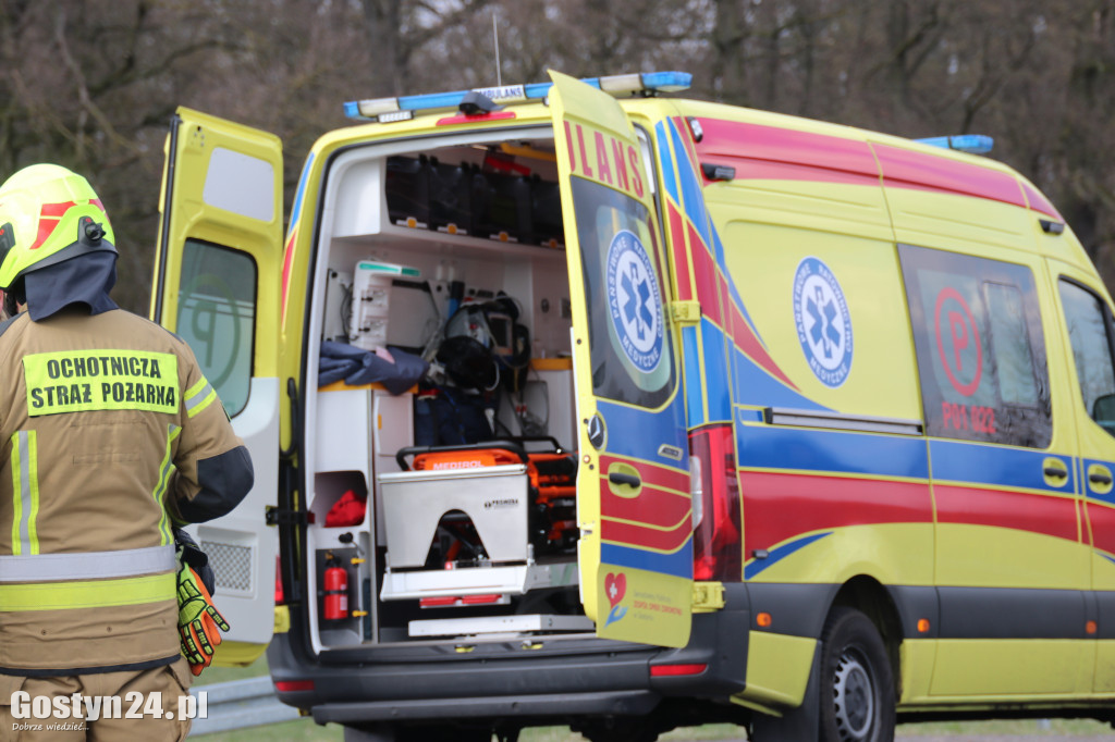 Wypadek na obwodnicy Borku Wlkp.