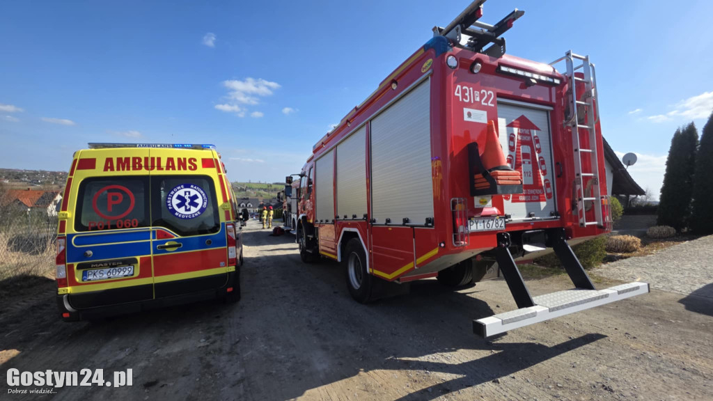 Wypadek na ul. Reymonta w Gostyniu