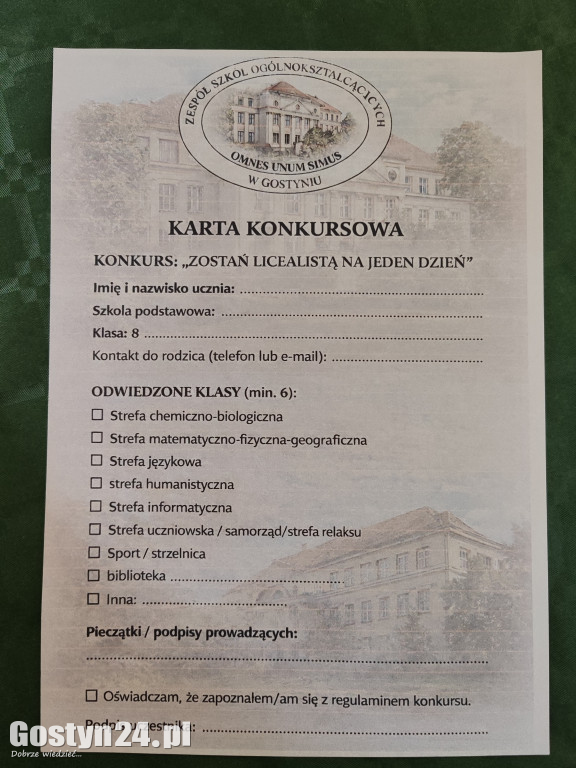 Drzwi Otwarte w ZSO w Gostyniu