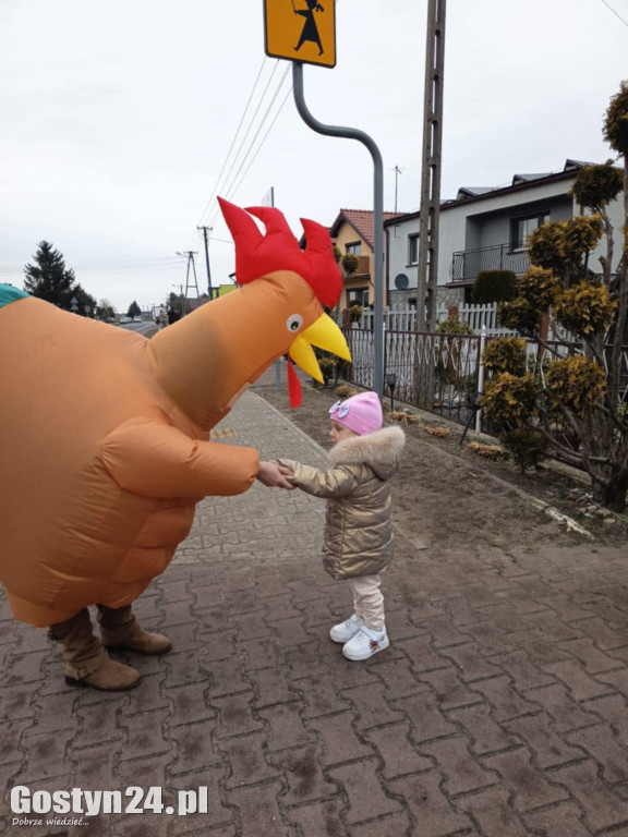 Zajączek odwiedził najmłodszych w Łęce Wielkiej