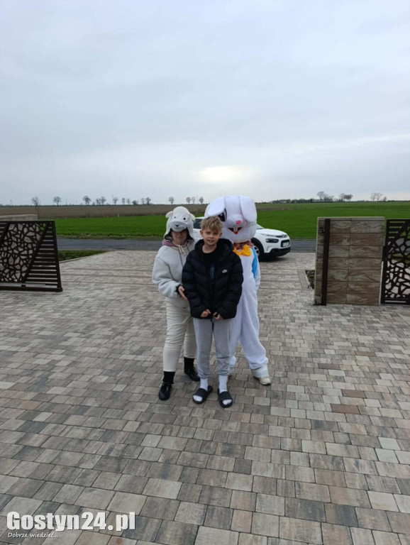 Zajączek odwiedził najmłodszych w Łęce Wielkiej