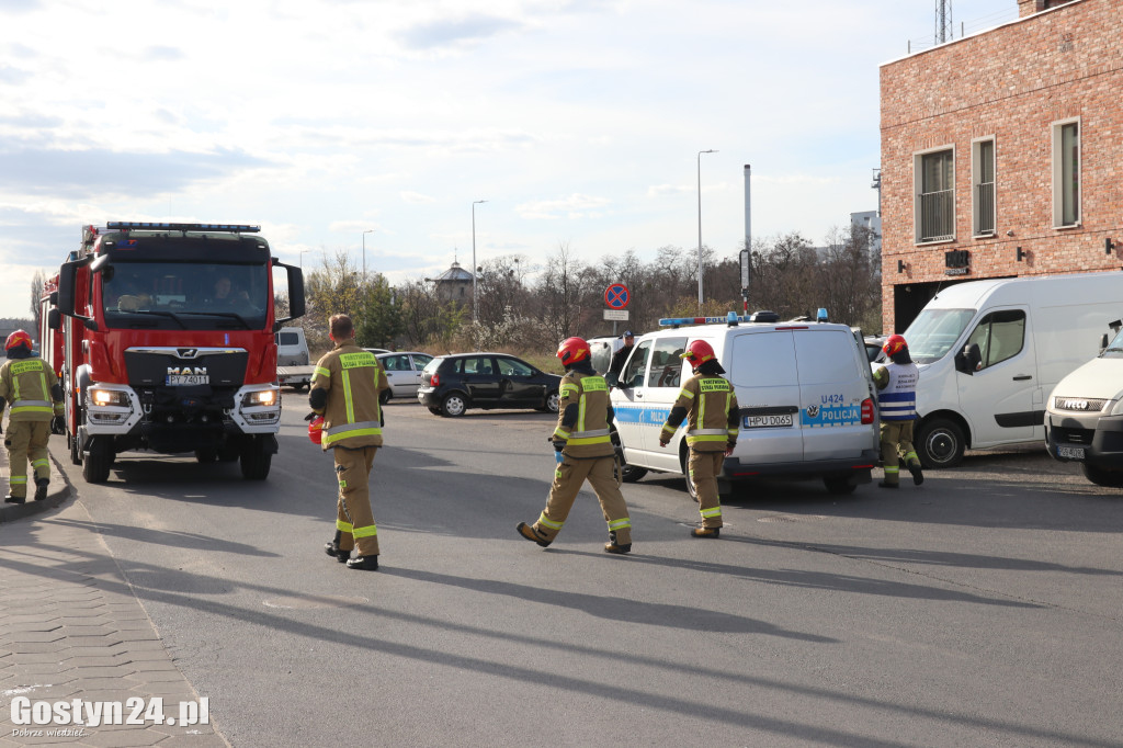 Zdarzenie drogowe na skrzyżowaniu w Gostyniu