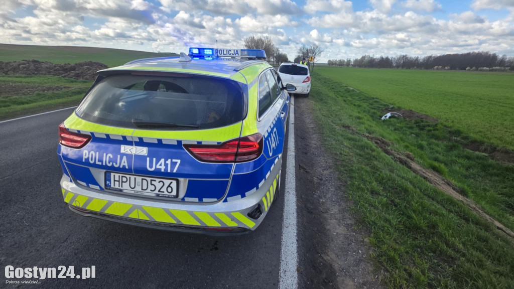 Poranny wypadek na trasie Gostyń-Krobia