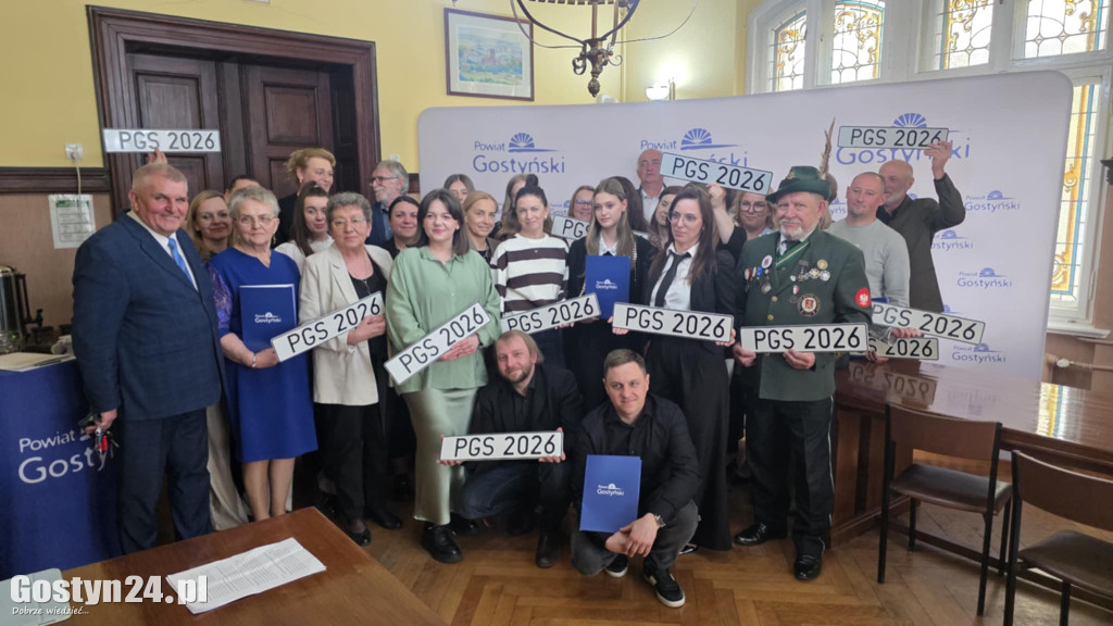 Rozdanie grantów w powiecie gostyńskim