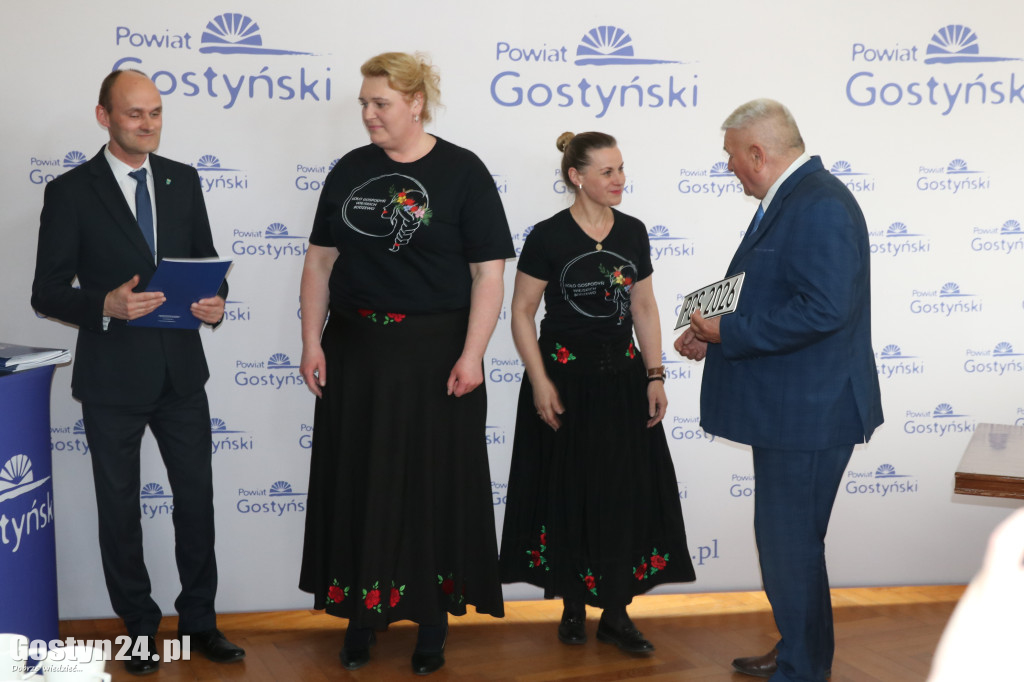 Rozdanie grantów w powiecie gostyńskim