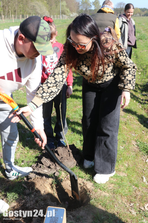 Sadzenie drzew w Lesie Dobrych Wspomnień