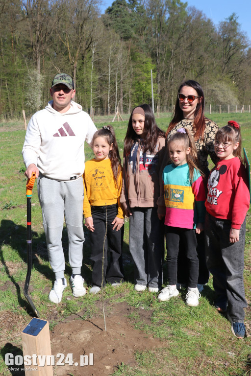Sadzenie drzew w Lesie Dobrych Wspomnień