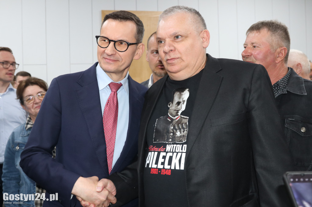 Spotkanie z Mateuszem Morawieckim w Krobi