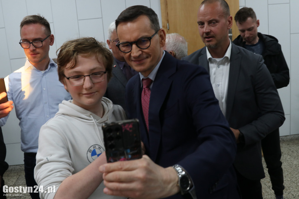 Spotkanie z Mateuszem Morawieckim w Krobi