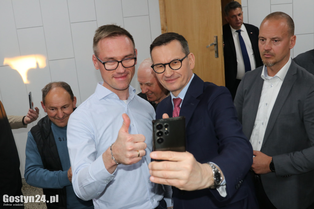 Spotkanie z Mateuszem Morawieckim w Krobi