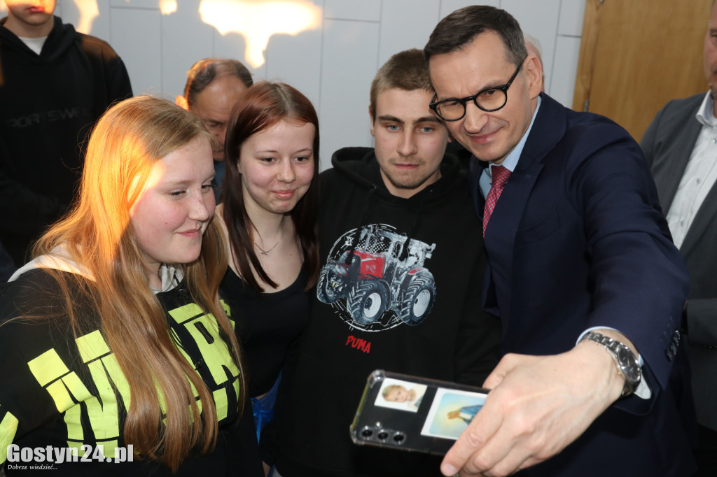 Spotkanie z Mateuszem Morawieckim w Krobi