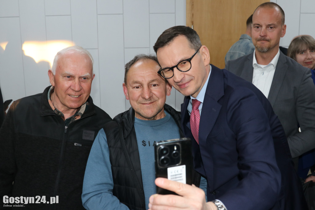 Spotkanie z Mateuszem Morawieckim w Krobi