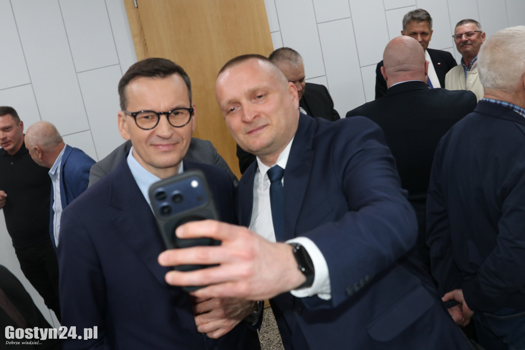 Spotkanie z Mateuszem Morawieckim w Krobi