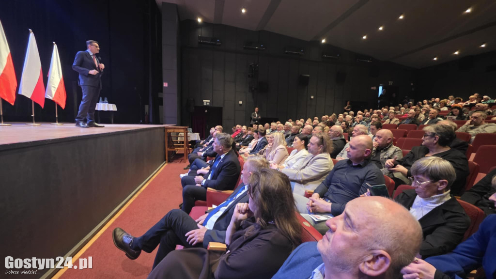 Spotkanie z Mateuszem Morawieckim w Krobi