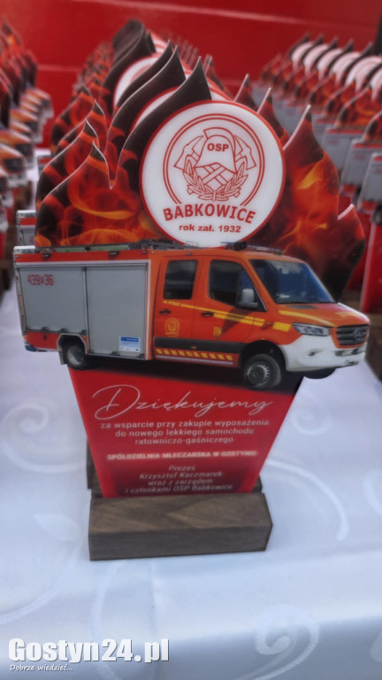 Przekazanie wozu dla OSP Babkowice