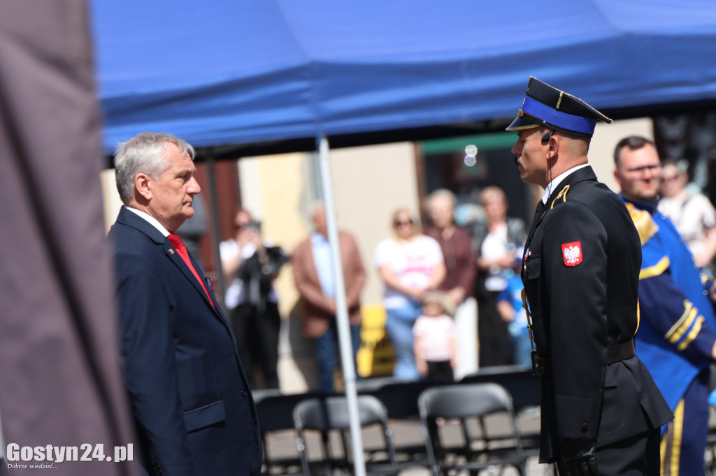 Powiatowe Obchody Dnia Strażaka w Poniecu