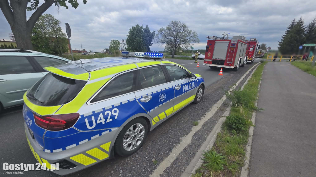 Zdarzenie drogowe na trasie Siedlec-Pępowo