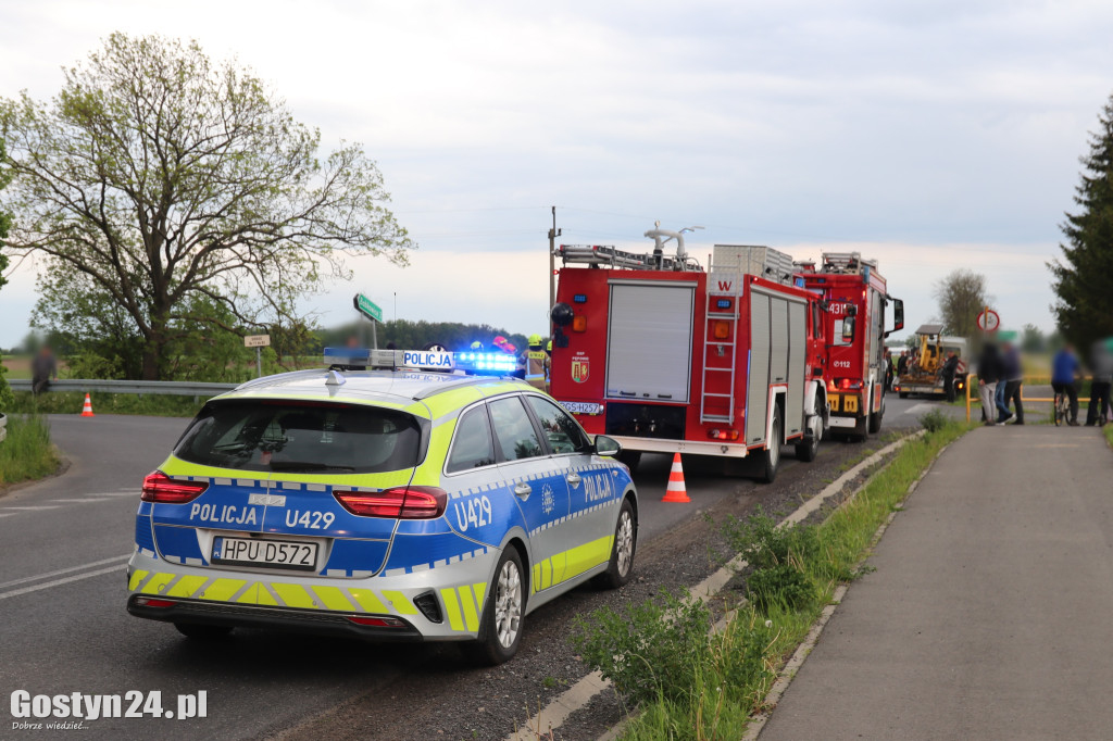 Zdarzenie drogowe na trasie Siedlec-Pępowo