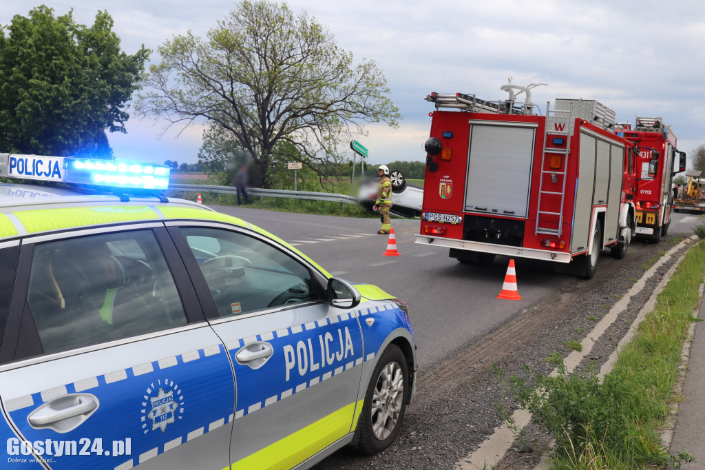 Zdarzenie drogowe na trasie Siedlec-Pępowo