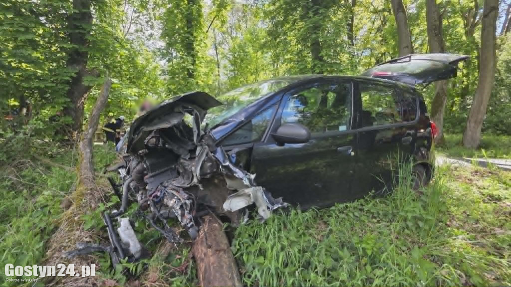 Wypadek na trasie Gola-Klony