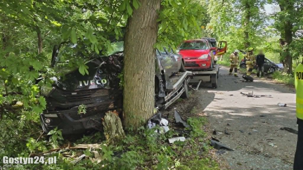 Wypadek na trasie Gola-Klony