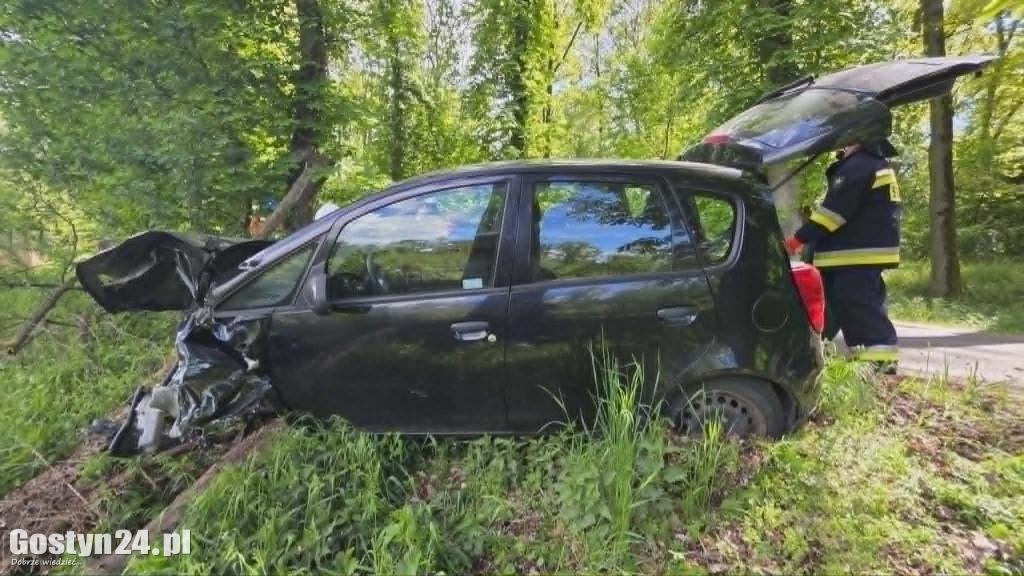 Wypadek na trasie Gola-Klony