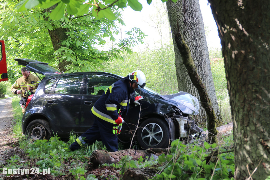 Wypadek na trasie Gola-Klony