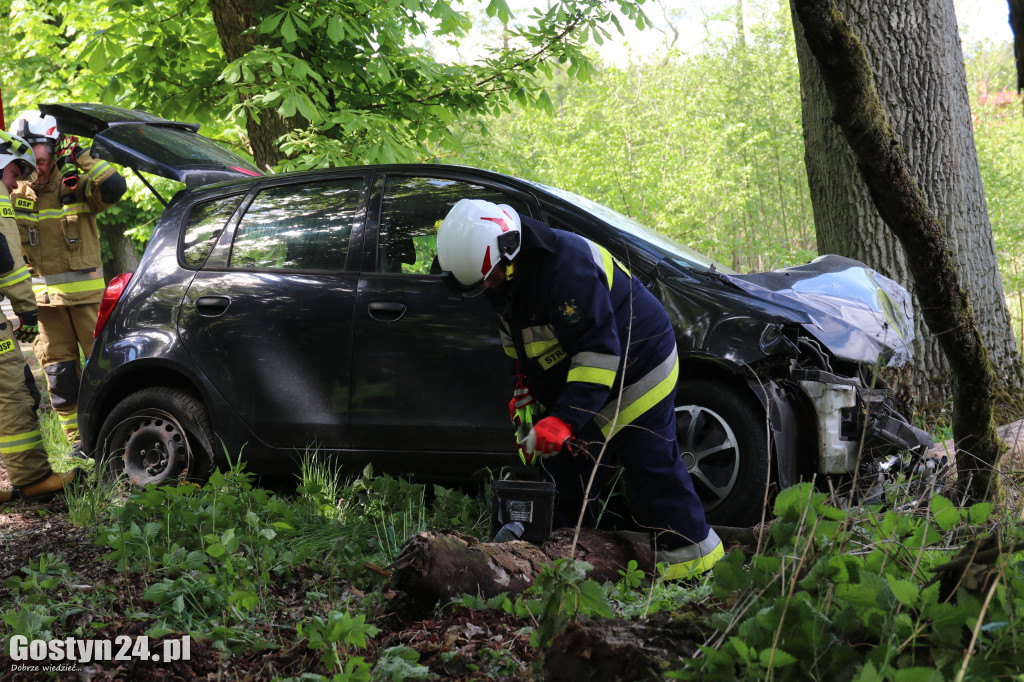 Wypadek na trasie Gola-Klony