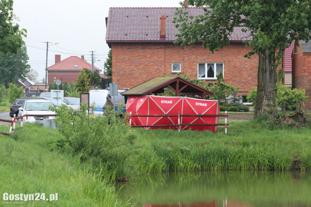 Zdarzenie nad stawem w Bodzewie