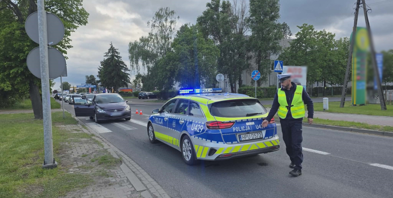 Potrącenie pieszych na ul. Wrocławskiej w Gostyniu