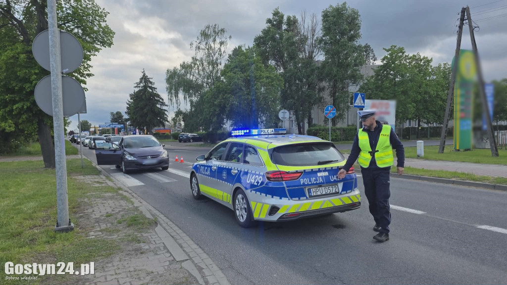 Potrącenie pieszych na ul. Wrocławskiej w Gostyniu