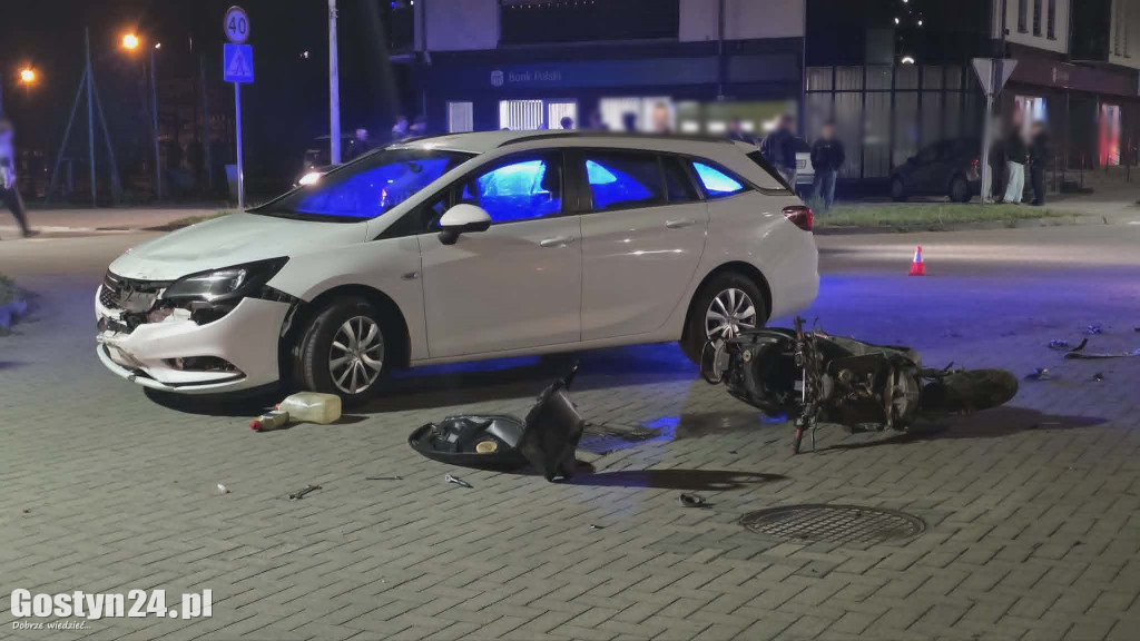 Wypadek w centrum Gostynia