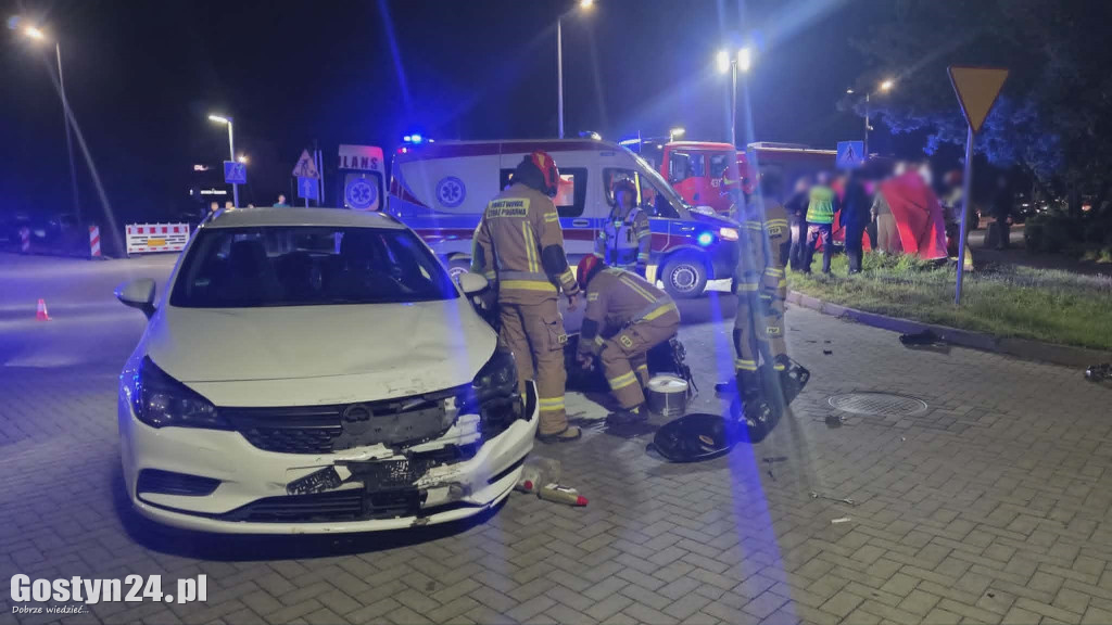 Wypadek w centrum Gostynia