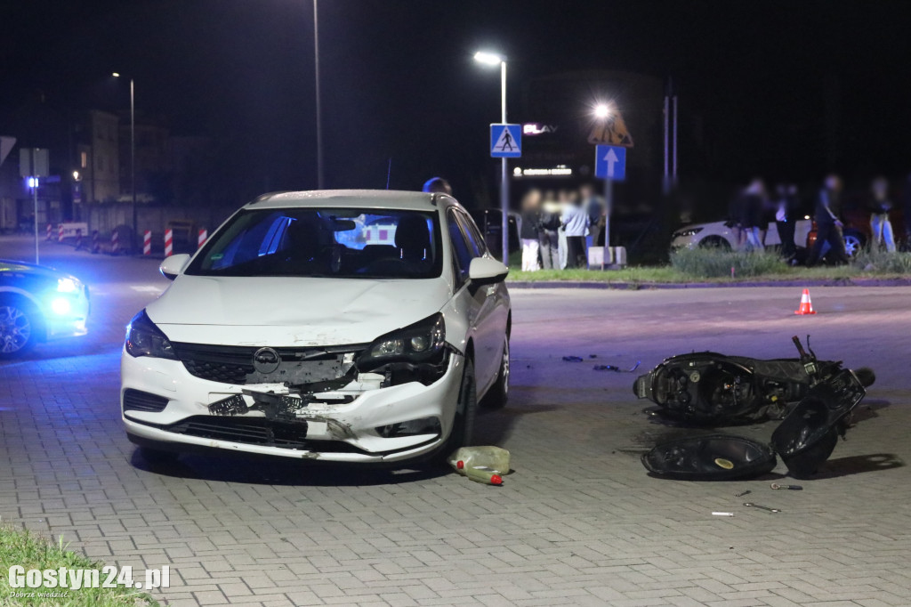 Wypadek w centrum Gostynia
