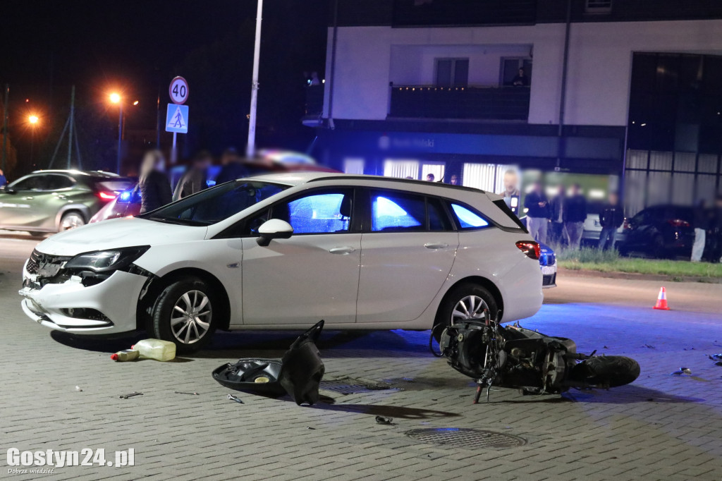 Wypadek w centrum Gostynia