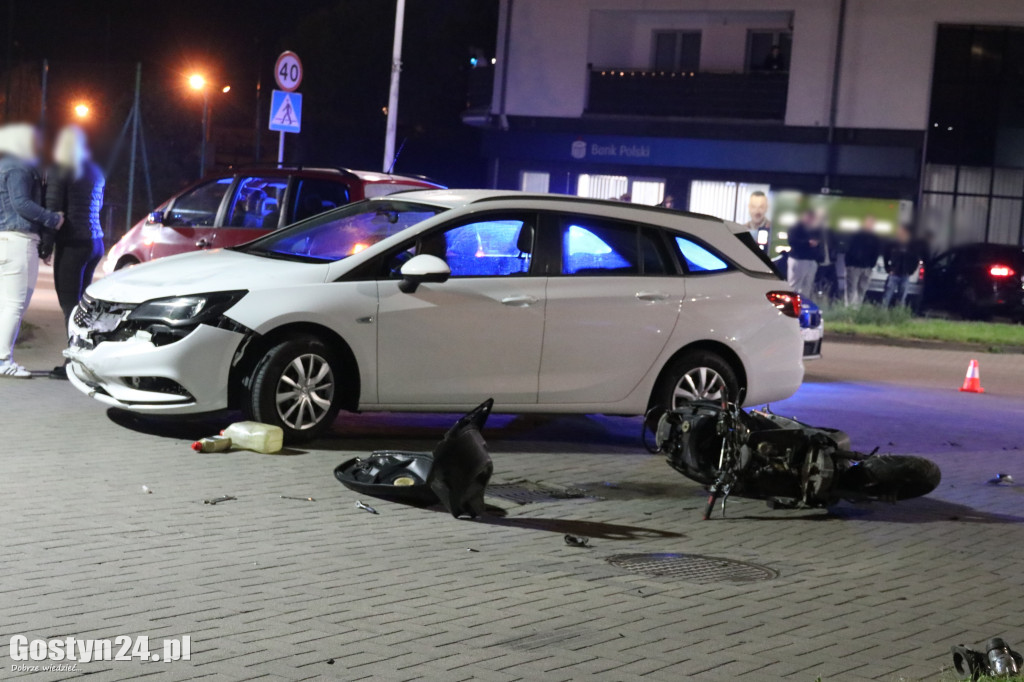Wypadek w centrum Gostynia