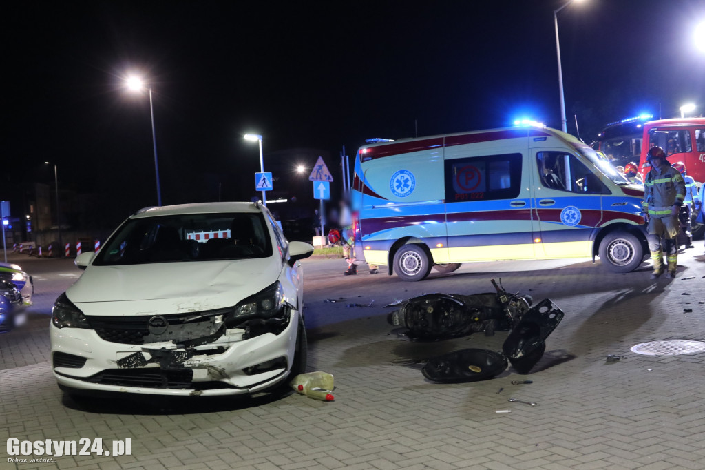 Wypadek w centrum Gostynia
