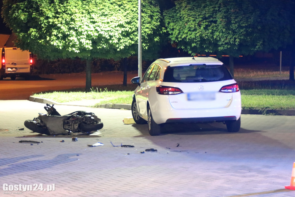 Wypadek w centrum Gostynia
