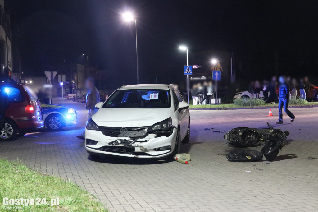 Wypadek w centrum Gostynia