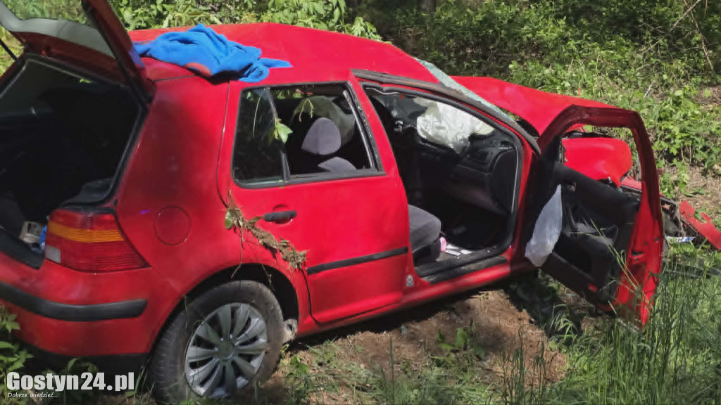 Wypadek na trasie Pogorzela - Siedmiorogów Pierwszy