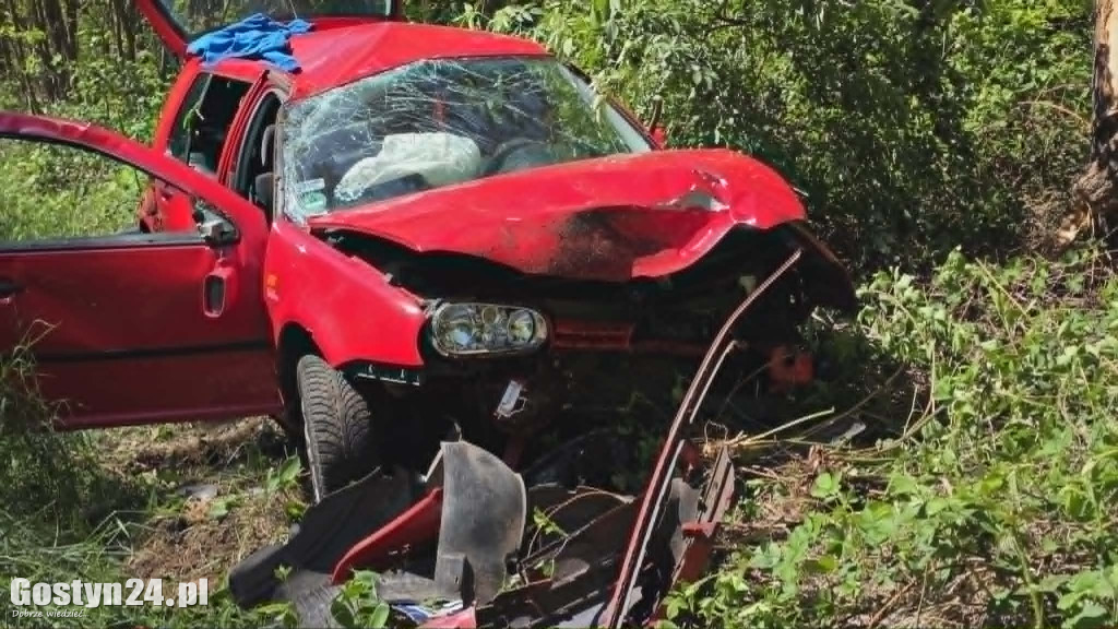 Wypadek na trasie Pogorzela - Siedmiorogów Pierwszy