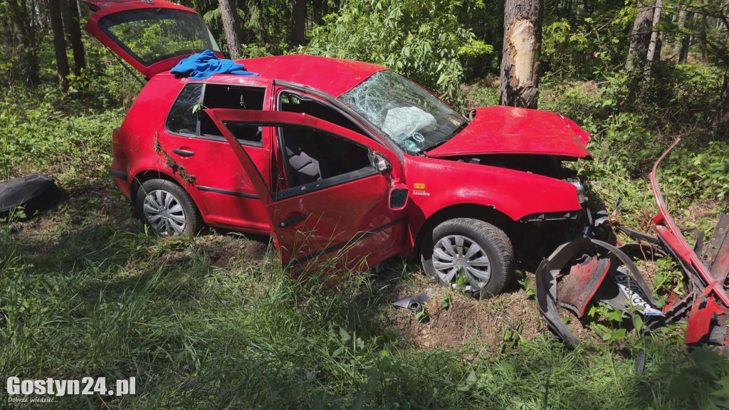 Wypadek na trasie Pogorzela - Siedmiorogów Pierwszy