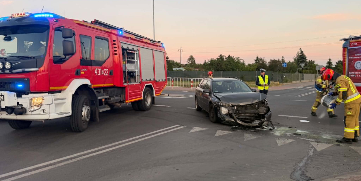Zderzenie aut na gostyńskim skrzyżowaniu