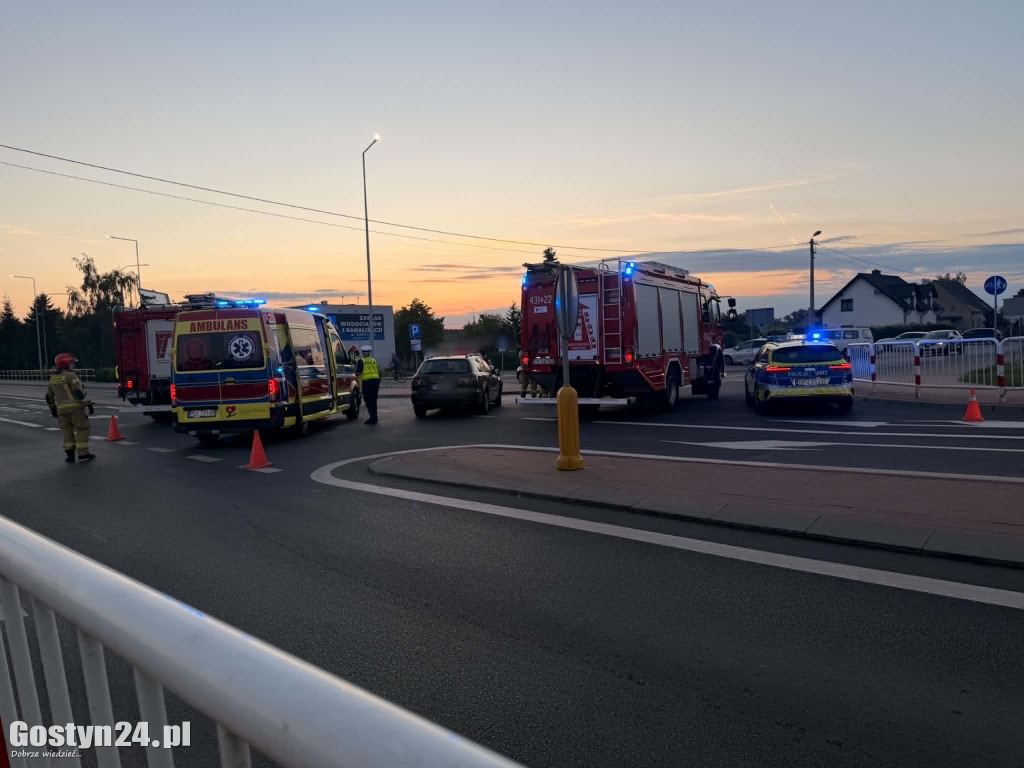 Zderzenie aut na gostyńskim skrzyżowaniu
