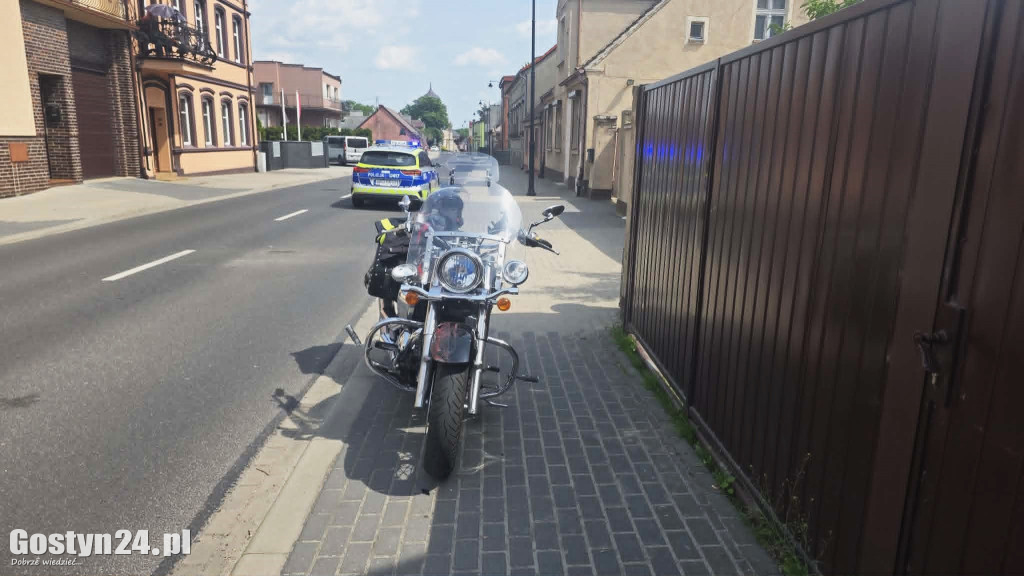 Zderzenie osobówki i motocykla w Borku Wlkp.