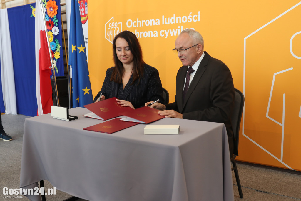 Podpisanie umowy na miejsce ukrycia w Borku Wlkp.