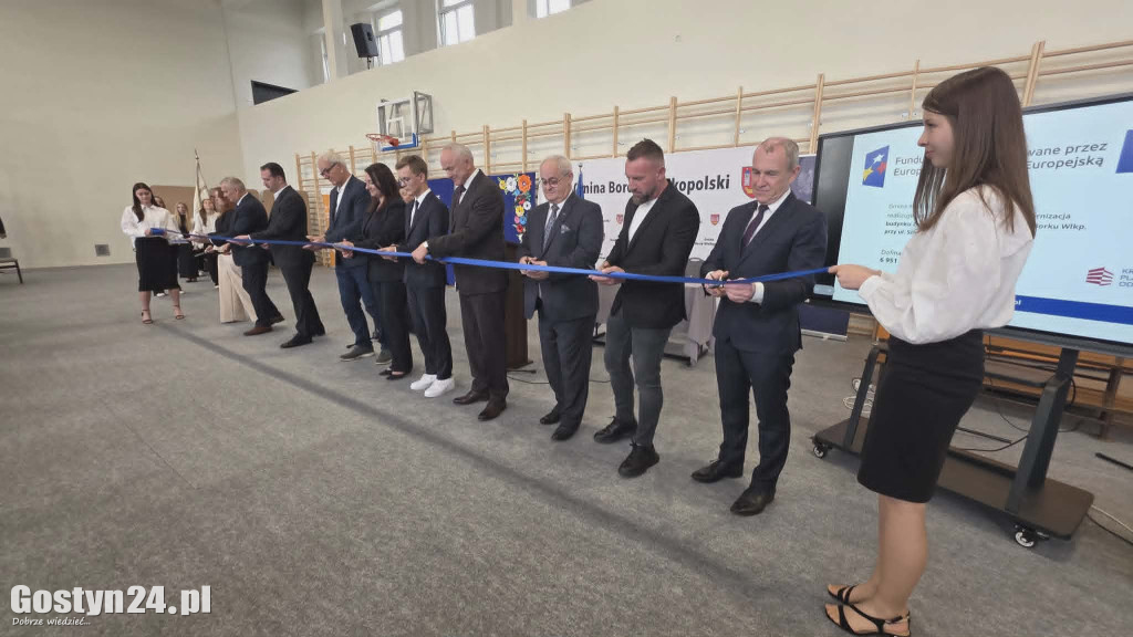 Uroczystość zakończenia termomodernizacji SP w Borku Wlkp.