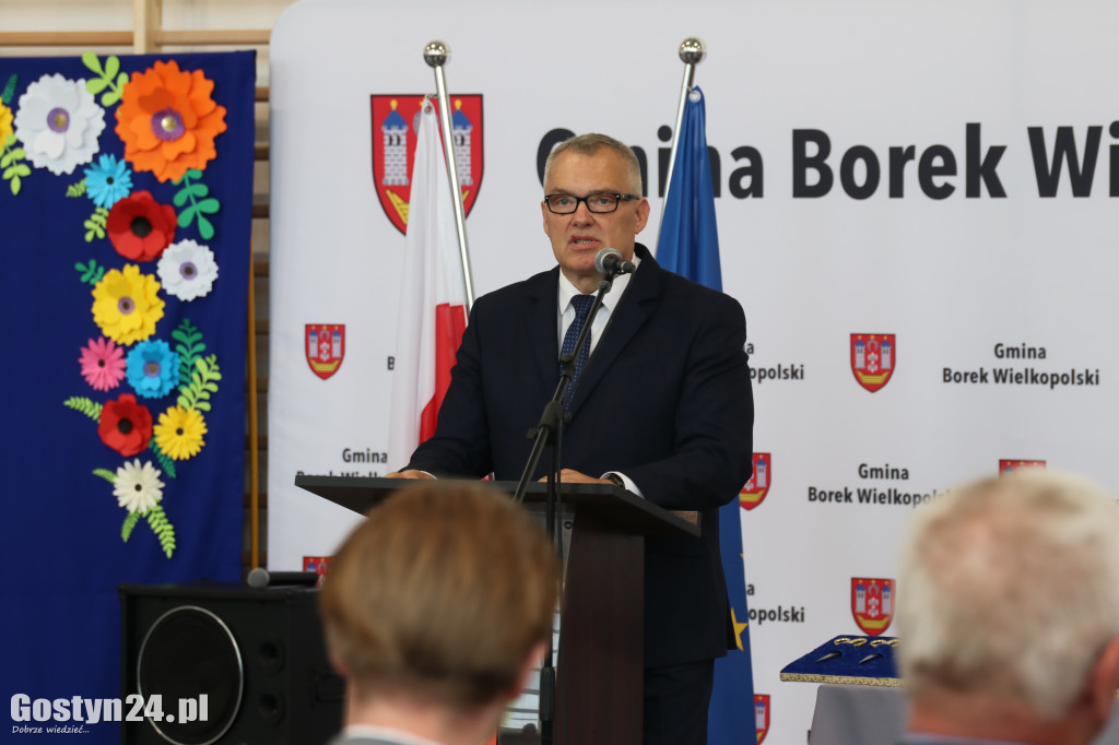 Uroczystość zakończenia termomodernizacji SP w Borku Wlkp.