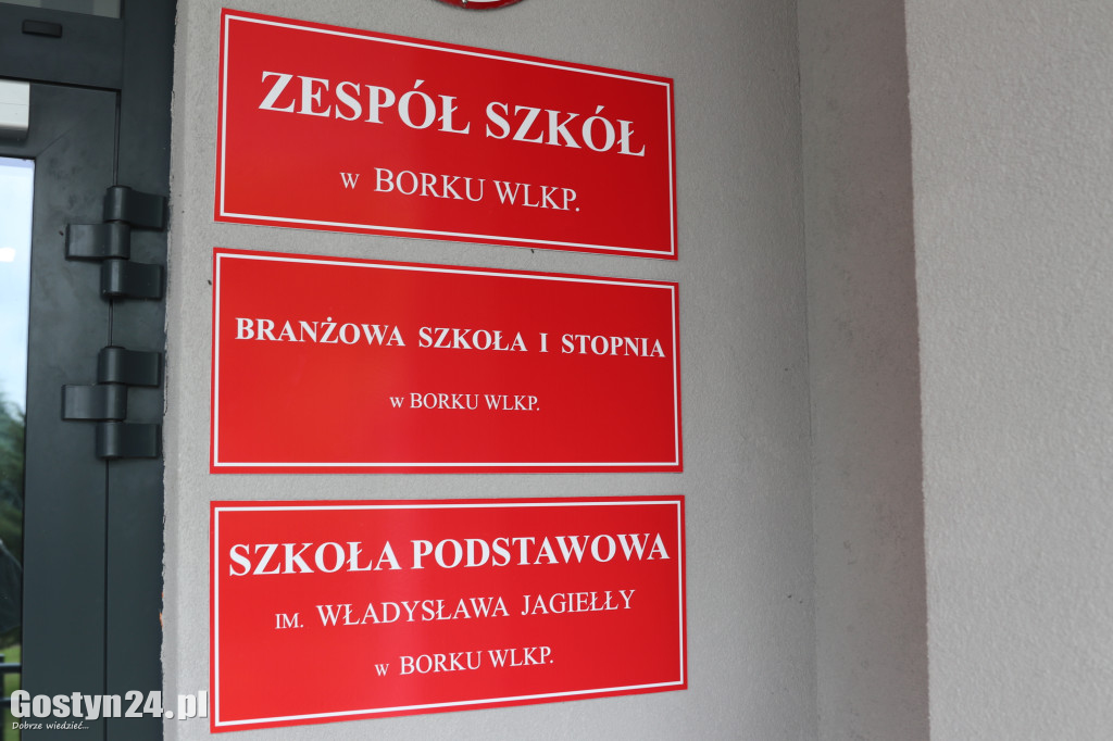 Uroczystość zakończenia termomodernizacji SP w Borku Wlkp.