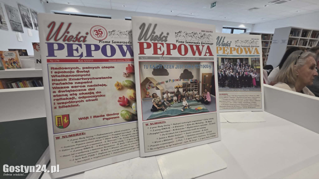 35-lecie Wieści Pępowa w biboiotece